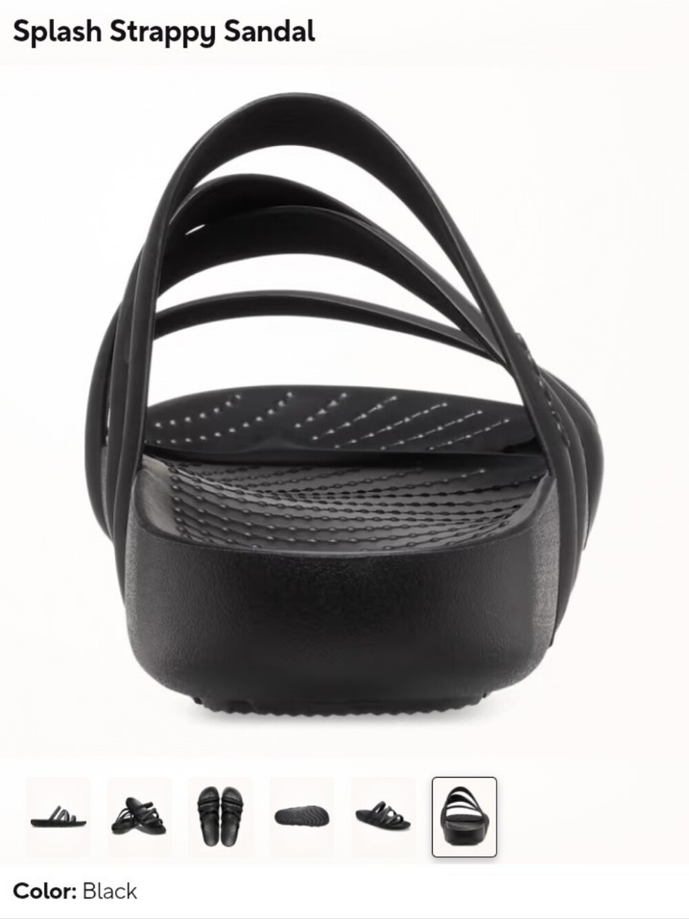 Crocs Splash Strappy Sandal Size: 9 NWT - Picture 5 of 6